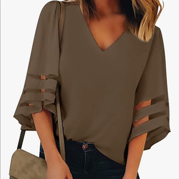 Tops - Brown summer top